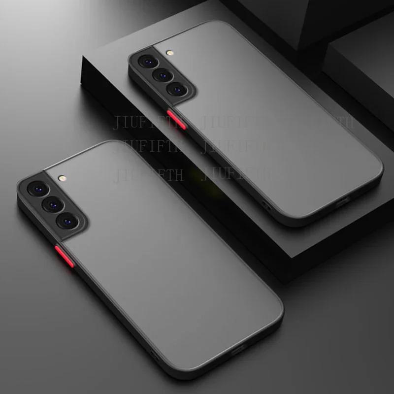 For Samsung Galaxy S25 S25FE FE Ultra Plus + Edge S24 S 24 5G Shockproof Armor Hard Case Funda Matte Clear Silicone Back Cover
