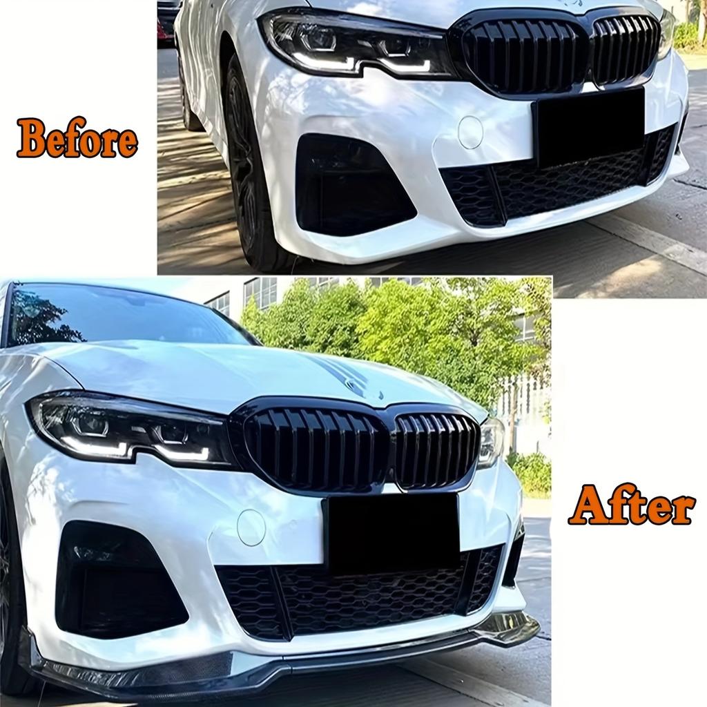 Car Front Bumper Lip For BMW 3 Series G20 M Pack 320i 330i 2019-2025 320i 330i MP Body Kit Spoiler Splitter Bumper Canard Lip
