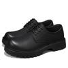 Derby Shoes, Leather Shoes, Low-top Martin Boots, Simple Platform Heightening Black Shoes, Casual Uniform Shoes