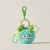 Fluffy Soot Ball Keychain Plush Toy Hanging Ornament for Car Keys Backpack Purse Cute Doll Accessory for Girls