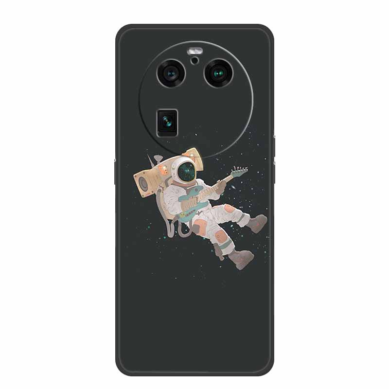For Oppo Find X6 Pro Case Astronaut Soft Silicone Shockproof Phone Back Cover Cases for Oppo Find X6 Pro 5G Spaceman Lion Shell