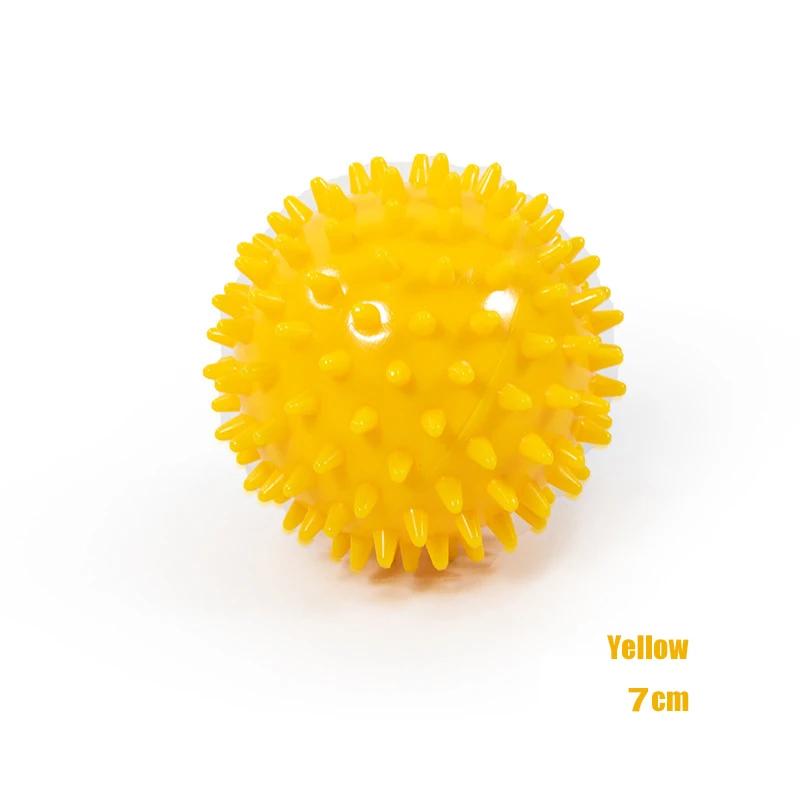 Durable PVC Exercise Pointed Massage Ball Trigger Point Movement Fitness Hands and Feet Plantar Pain Relief 70 Mm Sports Ball