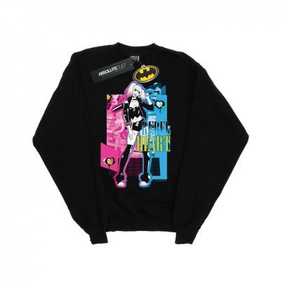 Girls Harley Quinn Rebel Heart Sweatshirt