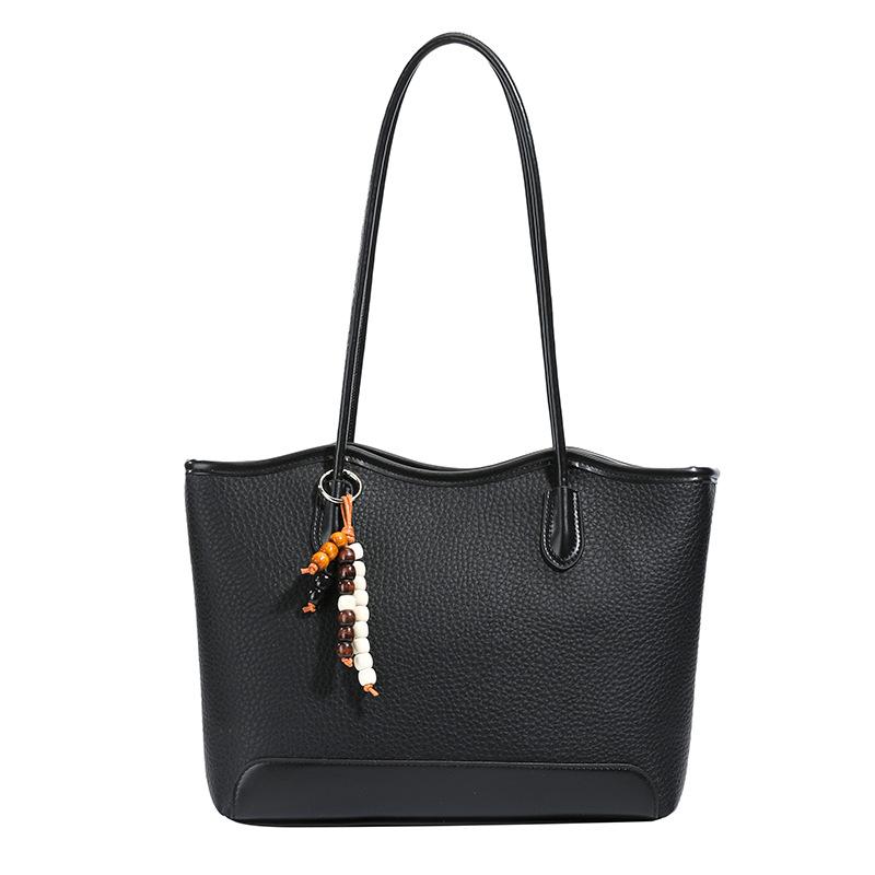 Fashion contrasting color splicing bag women s new large-capacity tote women s bag texture casual simple shoulder bag