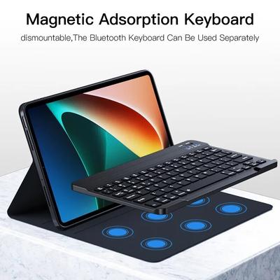 Magnetic Keyboard Case for Xiaomi Pad 6/6Pro Backlit LED Keyboard and Mouse for Xiaomi Mi Pad 6 Pro