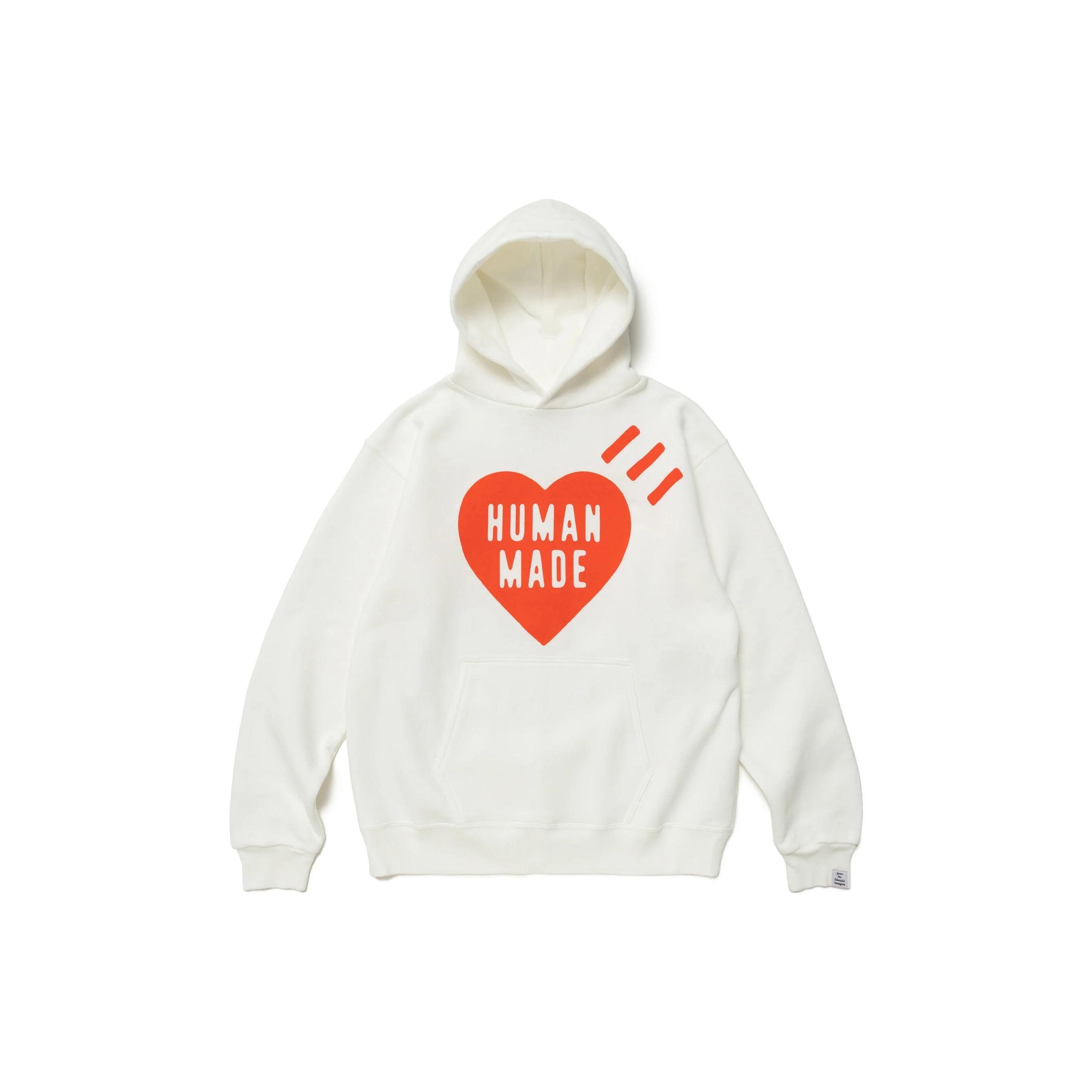 

Human Made #1 Sweat Hoodie White Women Streetwear HM25CS017