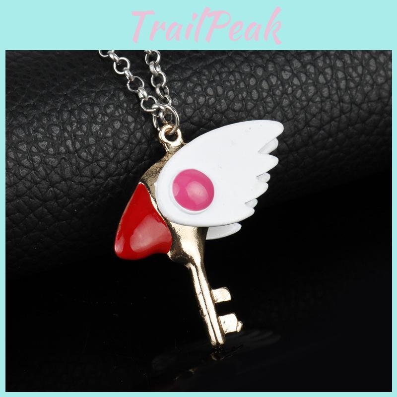 Cardcaptor Adorable Sakura Necklace Alloy Electroplated Unisex For Gift Wedding