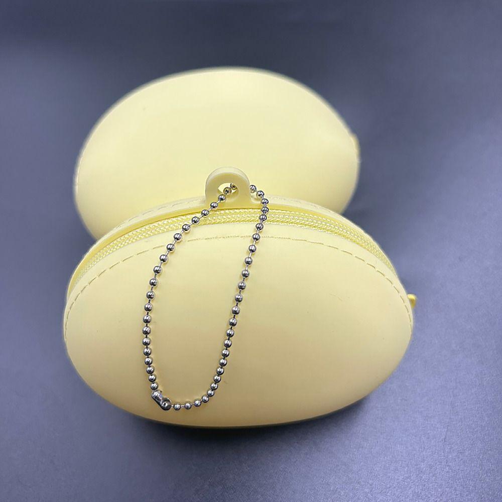 Zipper Travel Pouch Silicone Organizer Earphone Bag Portable Wallet Coin Purse  Women Girls