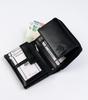 Leather Wallet 1509-GOAN-5313 Black