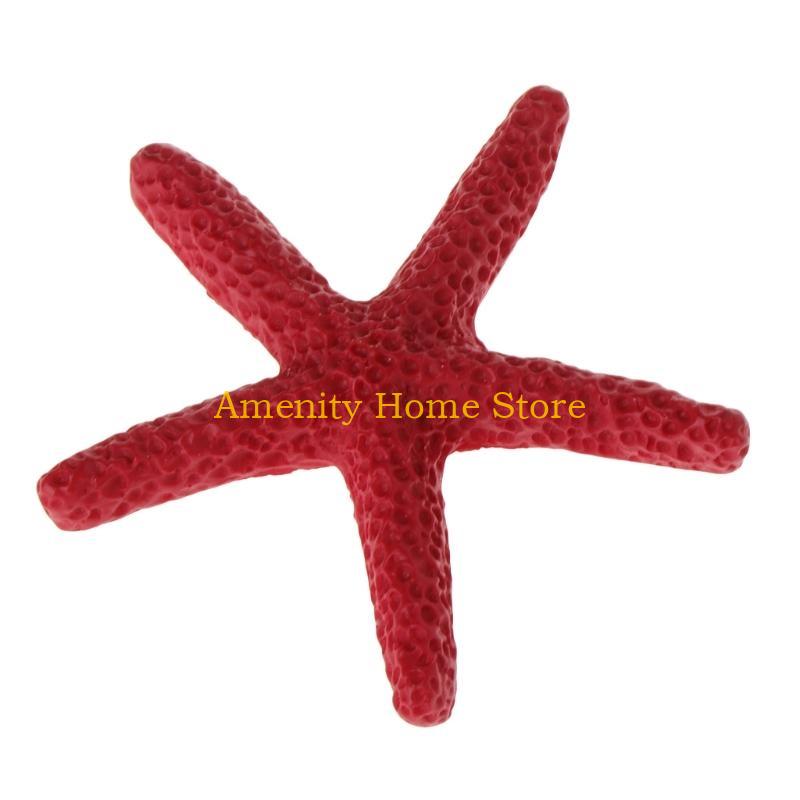 F26C 5 Pieces Aquarium Ornaments Polyresin Decor Fish for Tank Decoration Artificial Resin Ornament Set