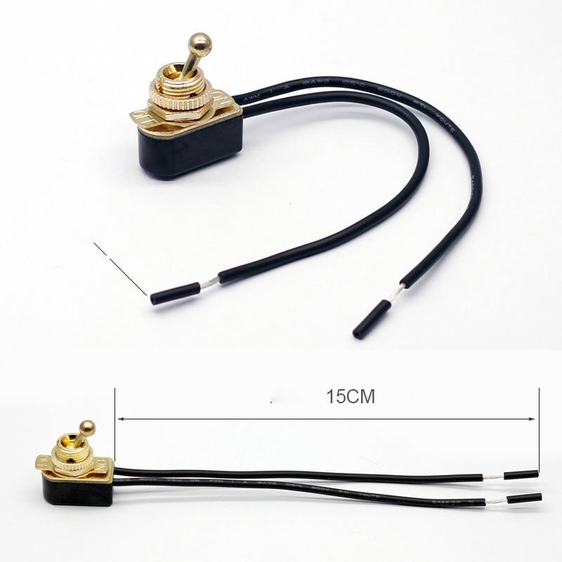 1Pcs ON-OFF Function Replacement Button Switch for TOGGLE Switch Rocker Switch 2 Pin 2 Position Metal Base Easy Installation