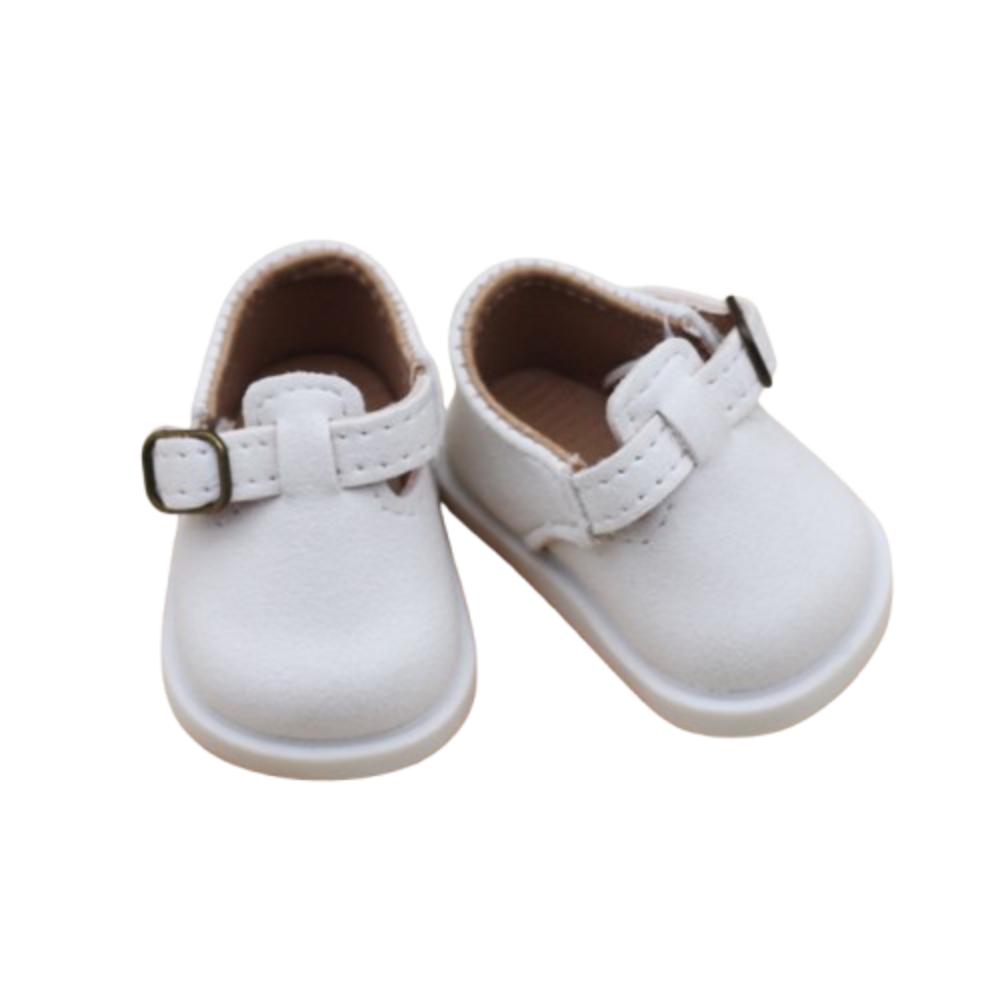 

1 Pair Lightweight Doll PU Leather Shoes Casual Wear 20cm Doll Leather Boots DIY Doll белый