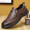 Fashion Business Casual Shoes for Men Solid Color New Designer Shoes Male Spring Autumn Soft Leather Loafers Man