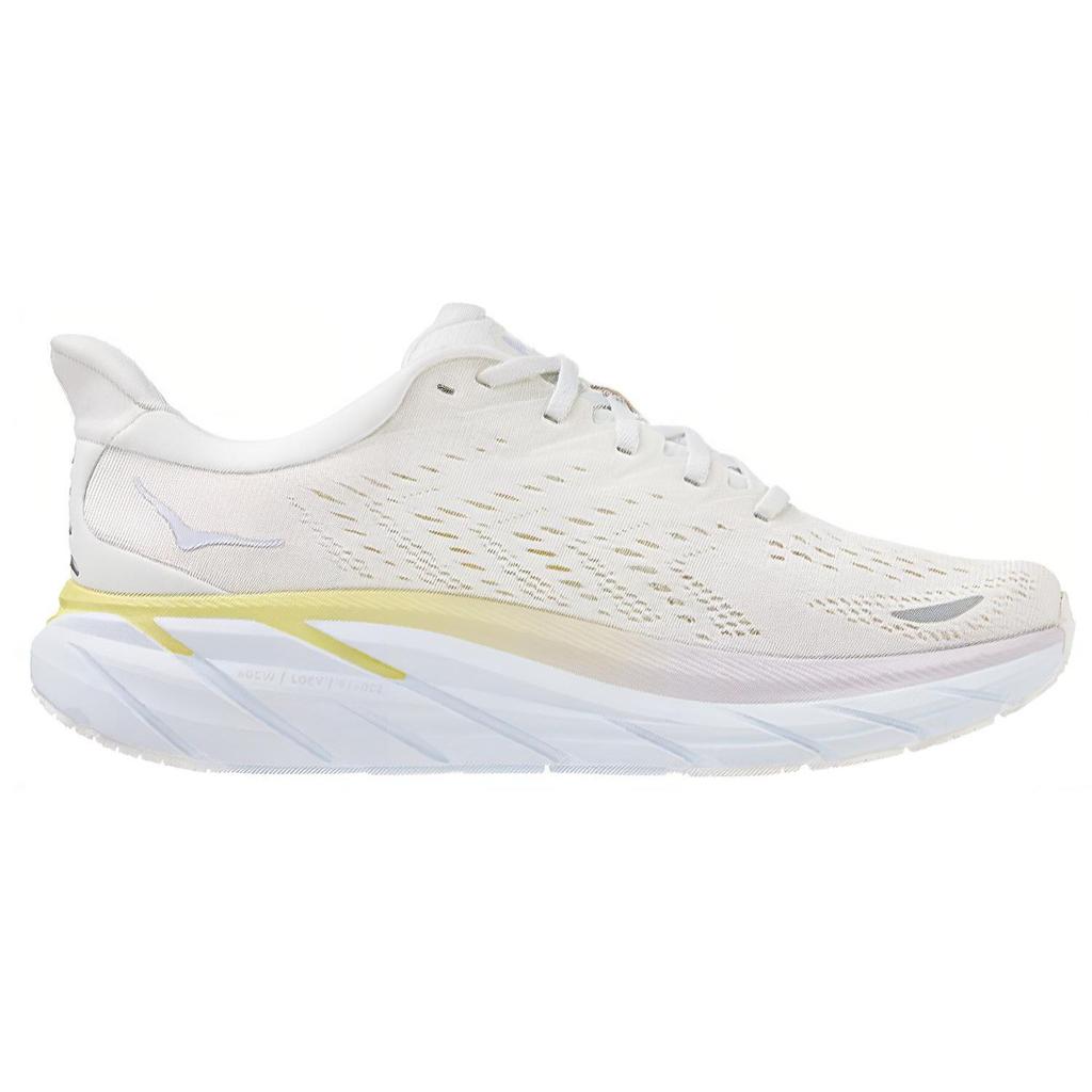 HOKA Clifton 8 Blanc De Blanc Damen Sneaker Weiß Strahlend Weiß 1119394-BDBBW