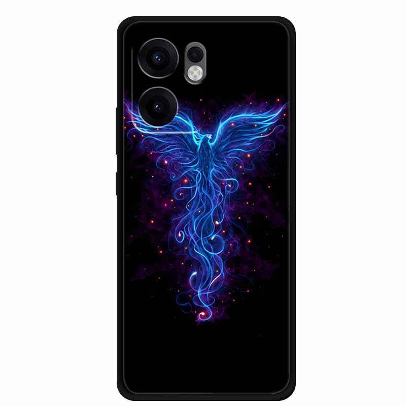 For OPPO Reno 14F 5G Phone Case Shockproof Black Silicone TPU Soft Back Cover Case For OPPO Reno 13F 4G 5G Case 13 F 14 F Coque