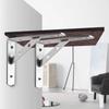 3mm 90° Stainless Steel Corner Bracket - Heavy Duty Wall Support for Shelves Partitions Triangular Layer Board Bracket organizer