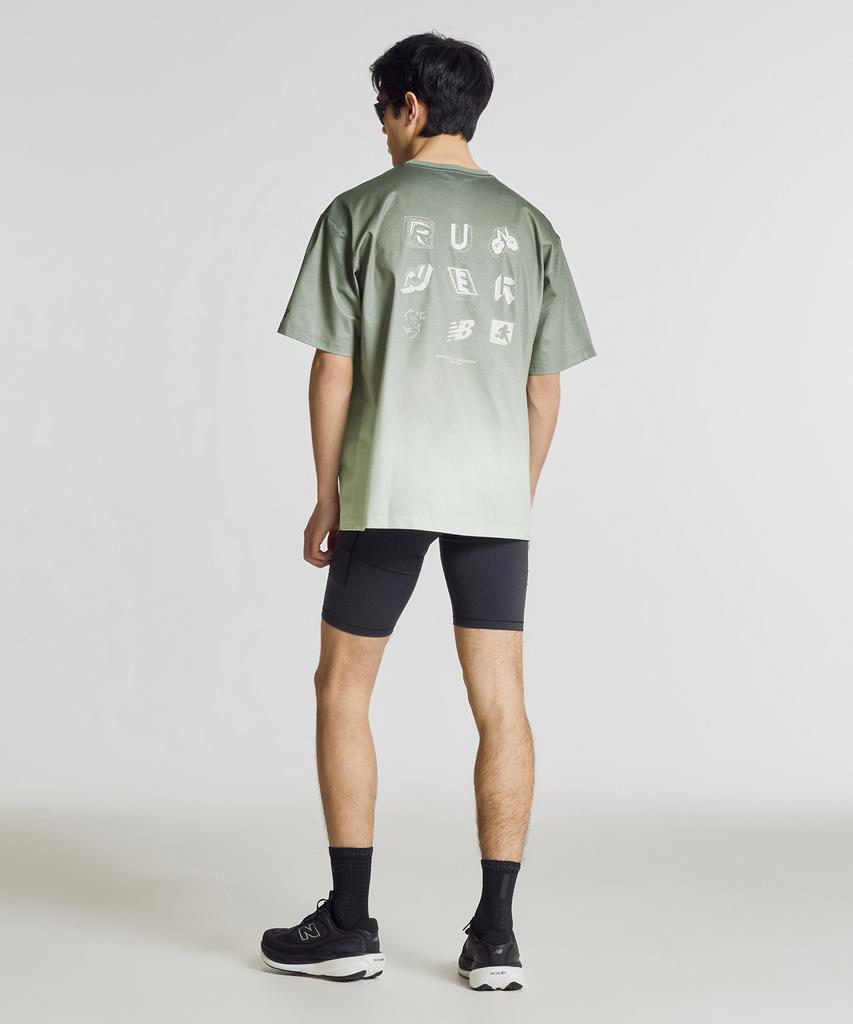 Nyuballanseu Nbneg25423 / Uni Rc Frozen Pictogram Short Sleeve T-Shirt (Light Khaki)