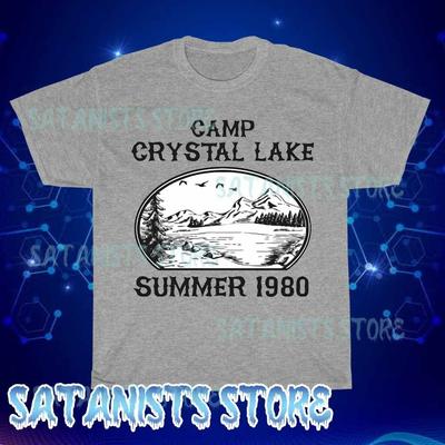 New Camp Crystal Lake Jason Friday The 13th Men's T-shirt Funny Size S To 5XL