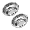 2pcs Stainless Steel Coffee Filter Basket 51/58mm Bottomless Design for Single Cup Brewing Reusable and Durable