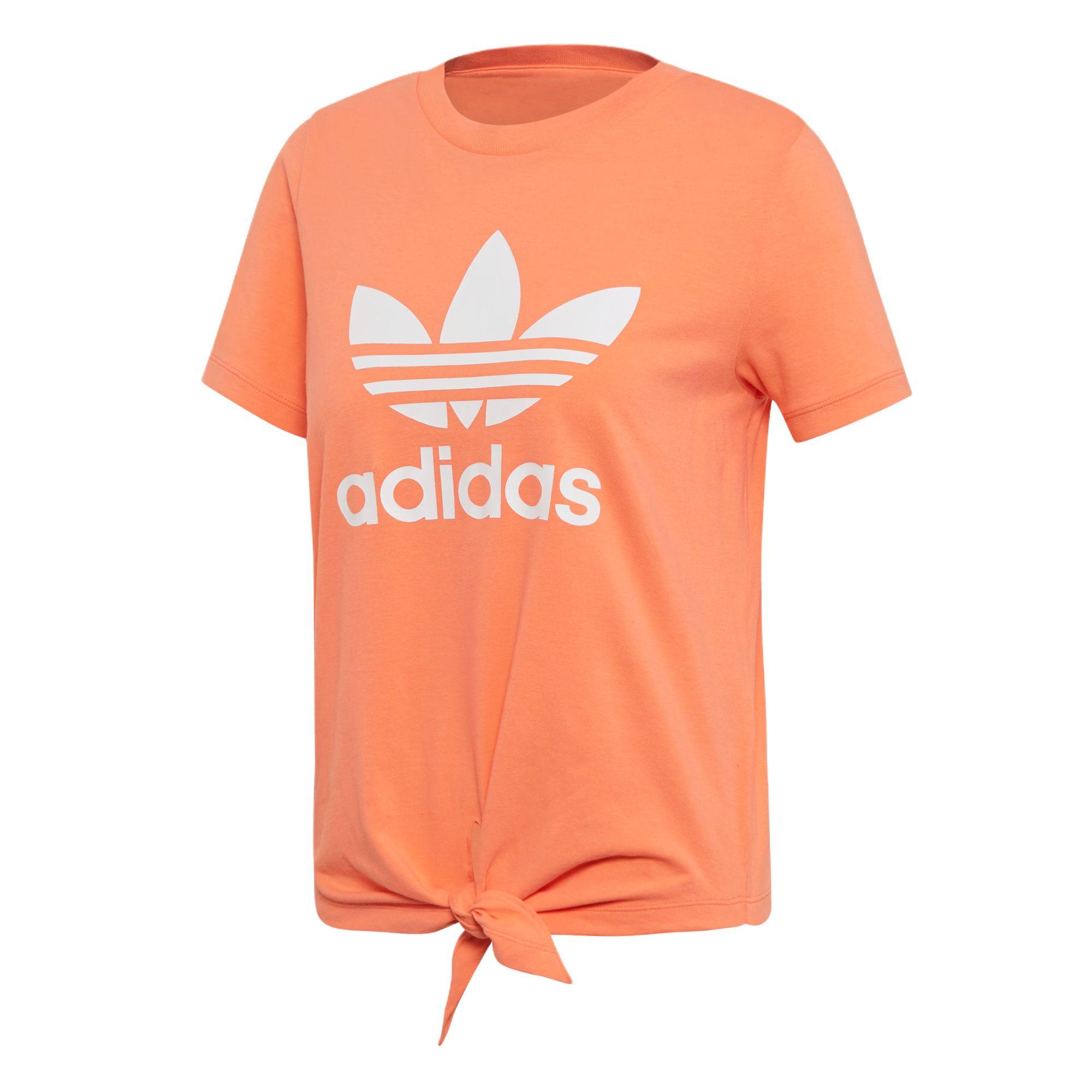 

Adidas Originals Logo Short Sleeve T-Shirt Women T-Shirts Blessing-Pink FH8000 L
