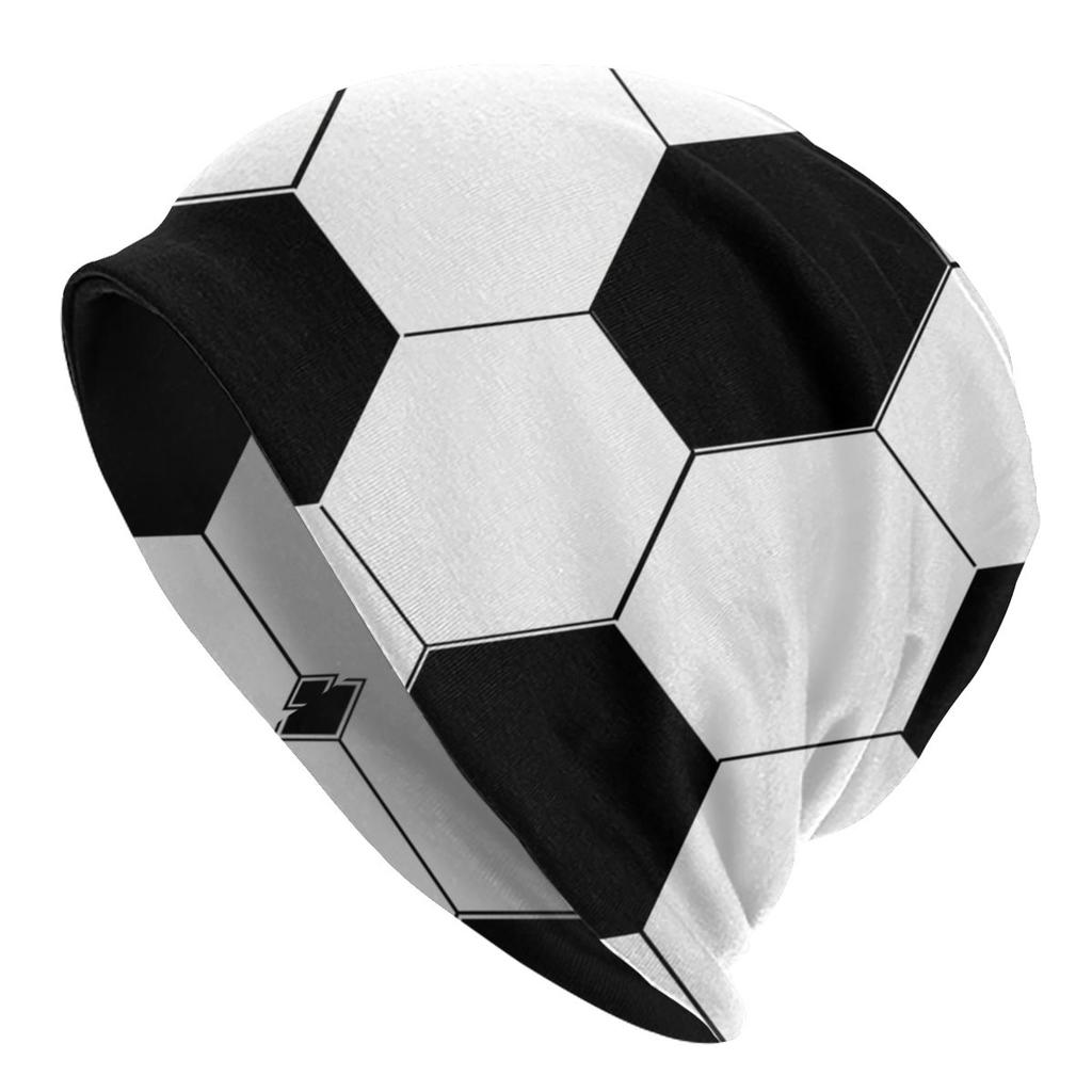 Individuelle Unisex Winter Warme Mütze Mann Gestrickte Mützen Street Football Fußball Beanie Mütze Outdoor Ski Mützen für Männer Frauen