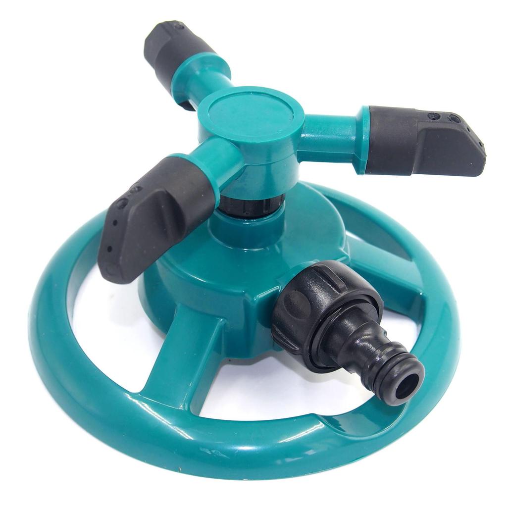 Automatic Rotating Garden Lawn Sprinkler - Three-Pronged Irrigation Tool
