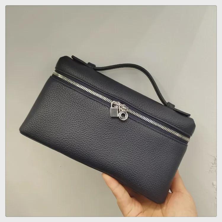 

Женская сумка через плечо из натуральной кожи 2024 года - стиль ланч-бокса LP19 19CM