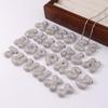 Copper-Inlaid Zircon Plump Letter Pendant Necklace - Cute & Versatile Clavicle Chain