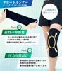 in Tarzan Magazine Supervised by a Judo Thin Knee Supporter for Firm Knee Everyday RELAXEE [Featured × Therapist] Sports, Support, V-shaped Belt, Pad,