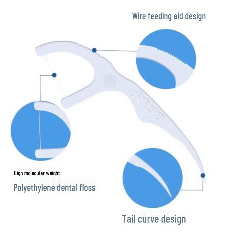 FAWNMUM Smooth Portable Dental Floss Sticks