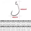50pcs/Lot High Carbon Steel Fishing Hooks Crank Hook For Soft Worm Bait 1# 2# 4# 6# 8# 1/0#-5/0# New Fishing Gear
