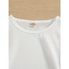 European Size Girls Round-neck Short-sleeved T-shirt with Unique English Patterns