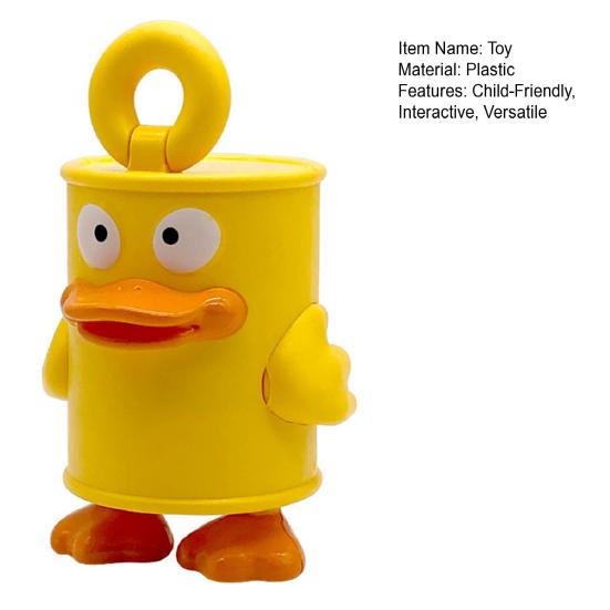 Squirting Duck Water Pistol Toy 120ml Capacity Water Sprayer for Beach Pool 6-8m Fun Range Interactive Ball Pool Sprinkler Toy for Kids