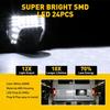AUXITO LED Plate License Light Lamp Tag Fit 1992-2018 Ford E150 E250 E350 E450