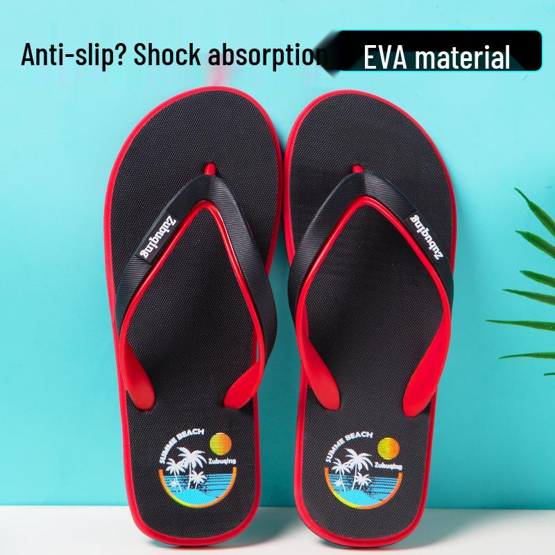 EVA Herren Rutschfeste Outdoor-Flip-Flops: Geruchshemmende, verschleißfeste, stoßdämpfende Strandsandalen