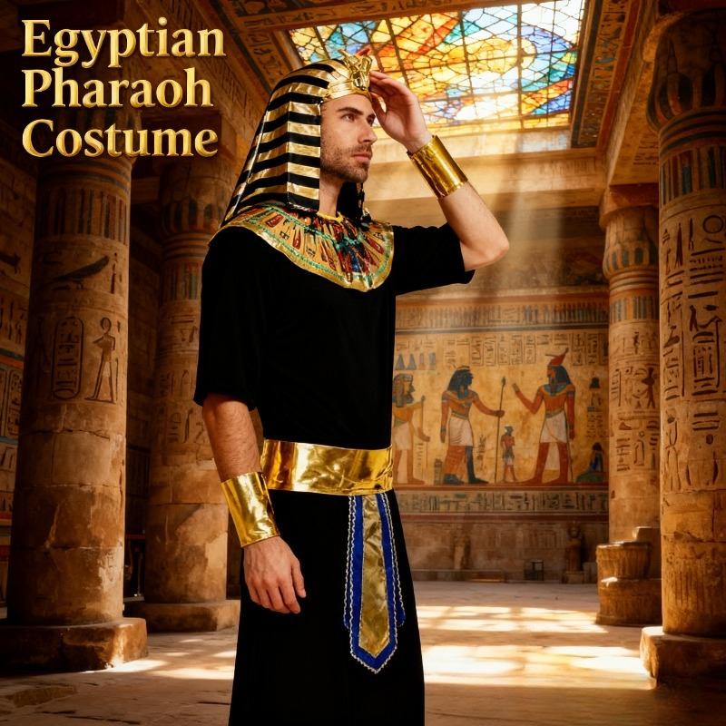 Egyptian Pharaoh Cleopatra Costume 2025 Halloween Party Dress