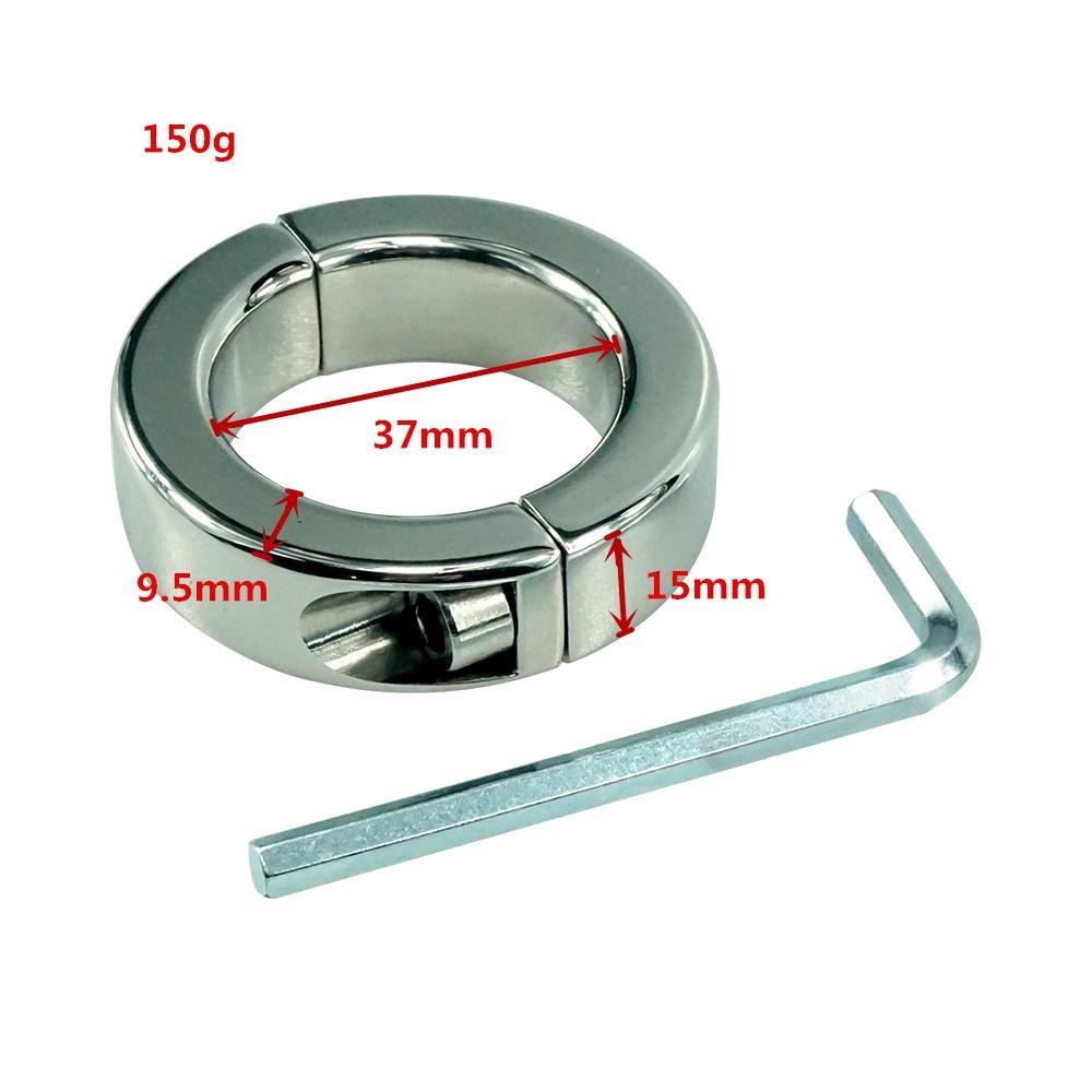 Metal Stainless Steel Scrotum Bondage Device Weight Ring Penis Penis Pendant Adult Sex Product