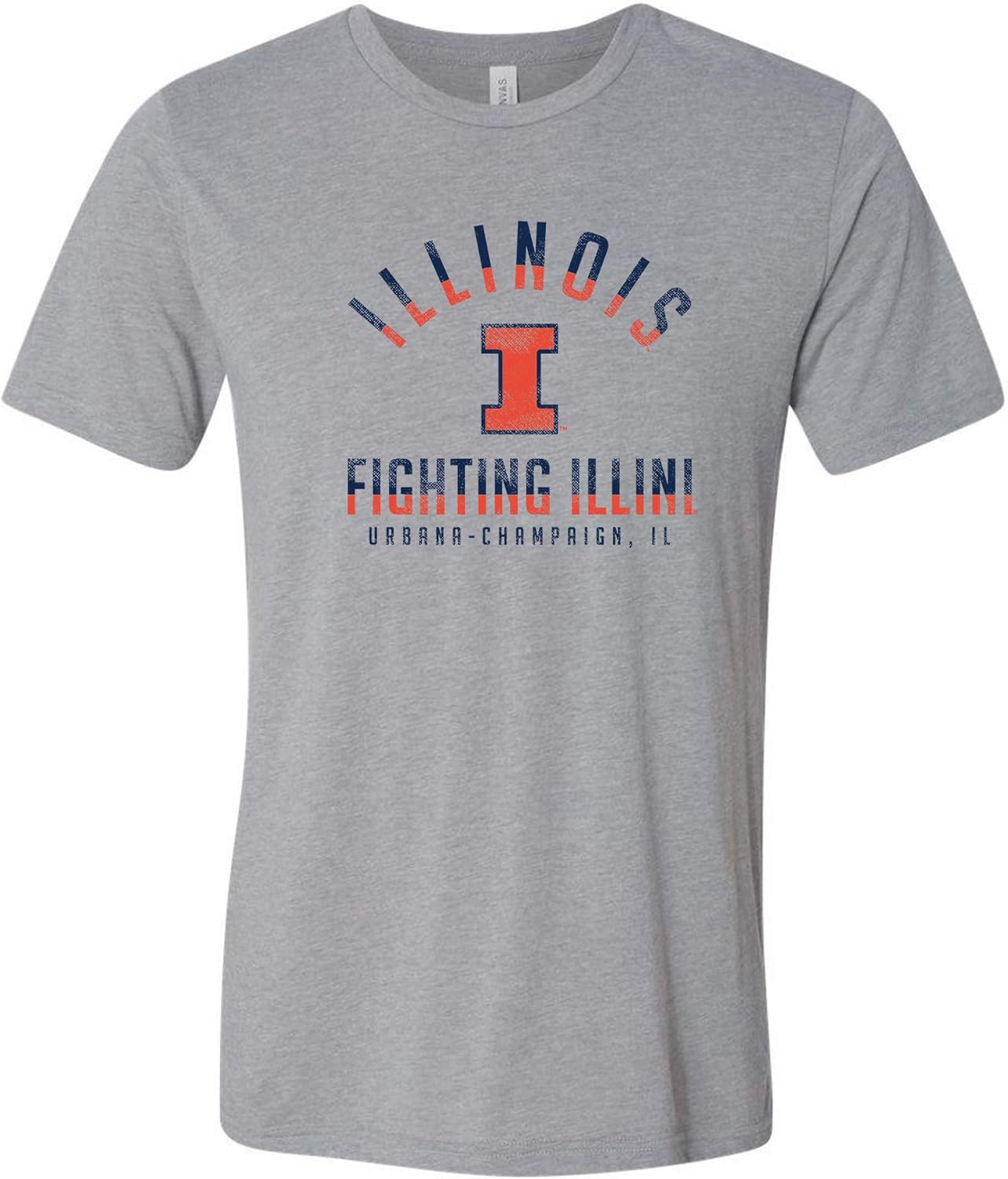 NCAA Division Arch, Team Color Canvas Triblend T Shirt, College, University S разноцветный