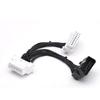 OBD2 Harness 2 Branch 2 Port Connector Car Extension Cable Adapter Connector Easy Installation