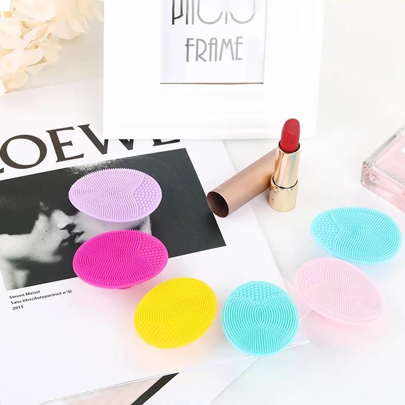Silicone Face Scrubber Facial Cleansing Brush Face Exfoliator Blackhead Acne Face Wash Brush for Deep Cleaning Skin Care