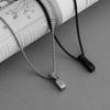 Europäischer und Amerikanischer Langer Geometrischer Moebius Anhänger Herren Mode Halskette Pullover Kette Schmuck