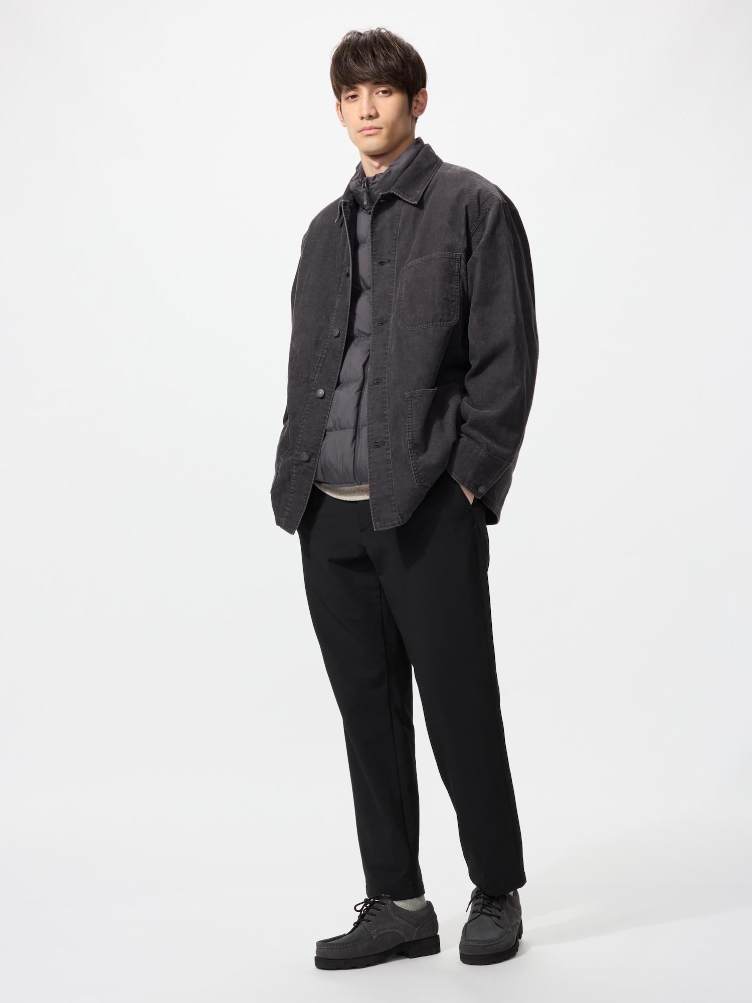 

Uniqlo Теплые эластичные брюки Длина штанины 74 см 09 BLACK/MEN M