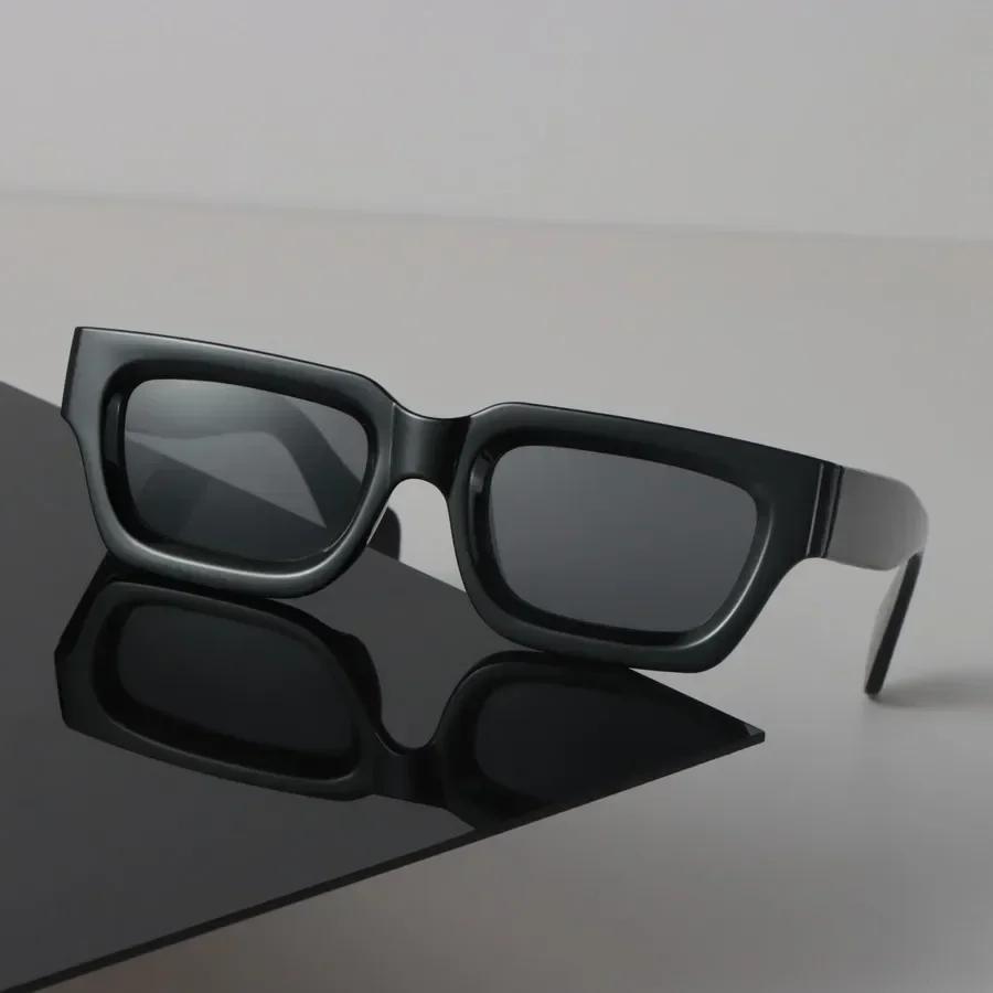 Retro Classic Square Sunglasses For Women Men Stylish Minimalist Female Male Fashion Glasses