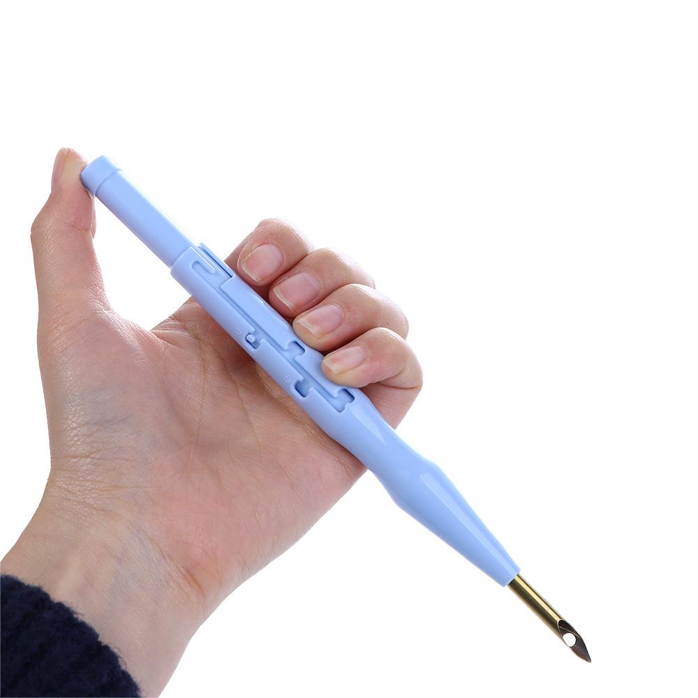 Craft For Embroidery Cross Stitching Poking Tools Thick Brass Needle Embroidery Needle Carpet Hook