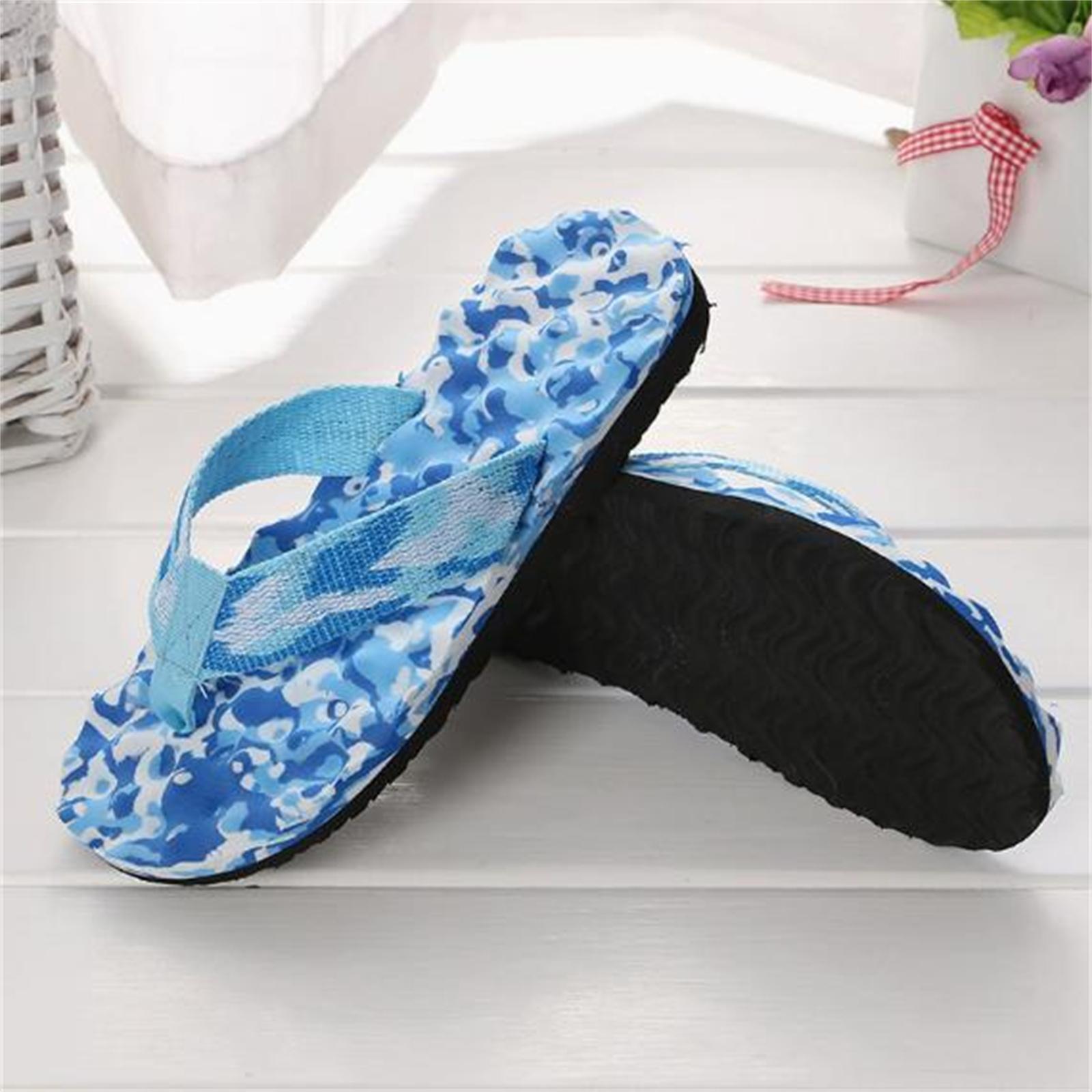 Women Summer Flip Flops Shoes Sandals Slipper Indoor & Outdoor Flip-flops 38 синий