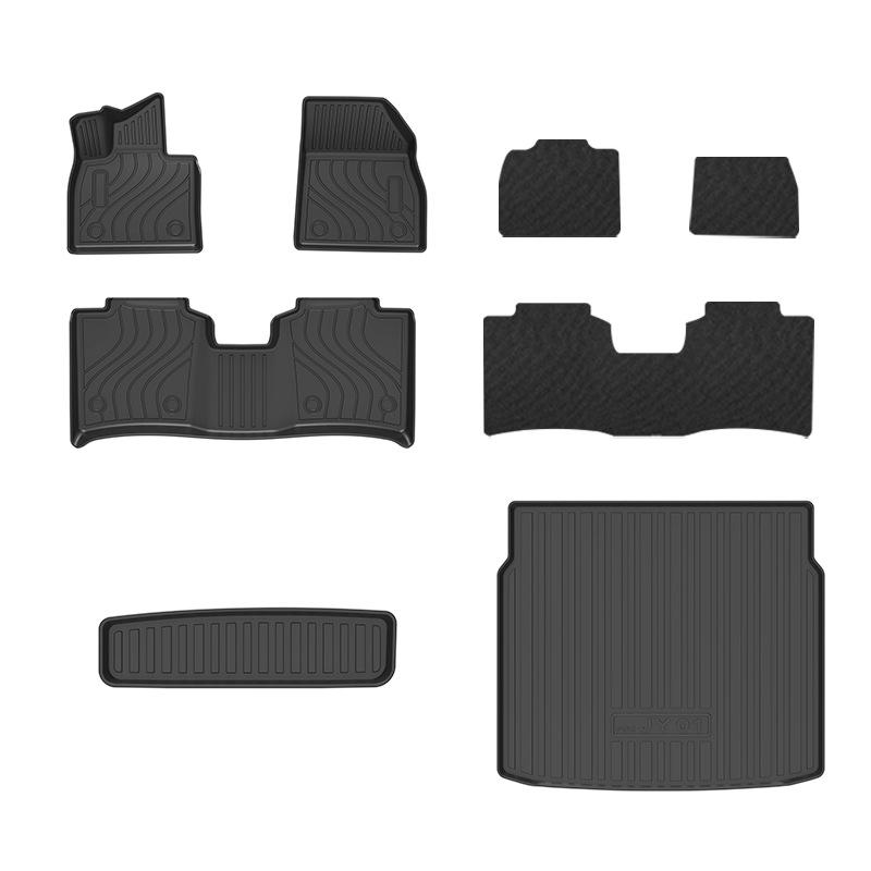 JY01 Geely Jiyue 01 Durable TPE Floor and Trunk Mats - 25-Year Wear Resistance, Galaxy Carpet Design