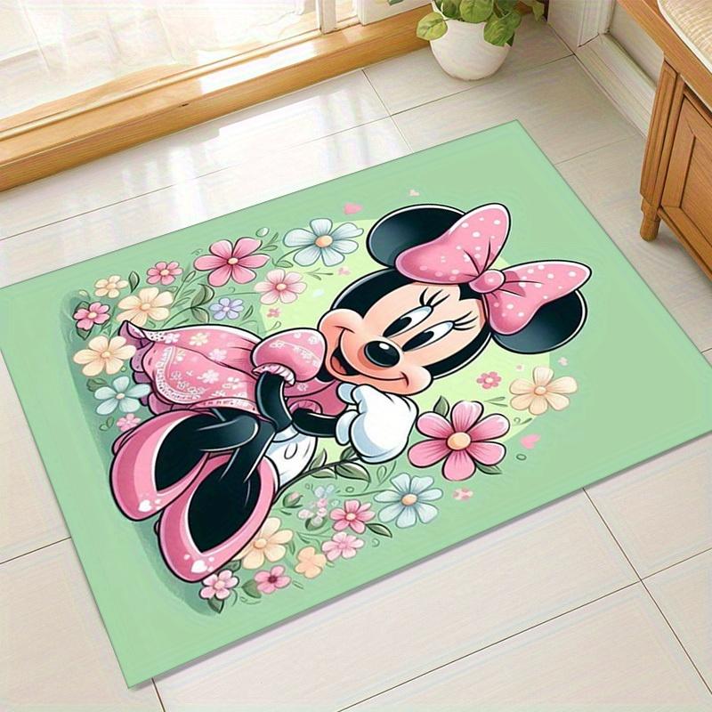 

1pc. Cute Minnie Mouse Floral Rug - Perfect for Home, Office, or Outdoor Decor - Ideal Gift Ideaz0414228 60cm by 90cm