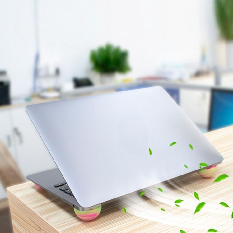 Ergonomic Silicone Laptop Cooling Pad Anti Slip Stand Lightweight Design Enhances Ventilation And Typing Comfort