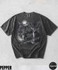 Gothic Moon Deer Graphic Comfort Tee