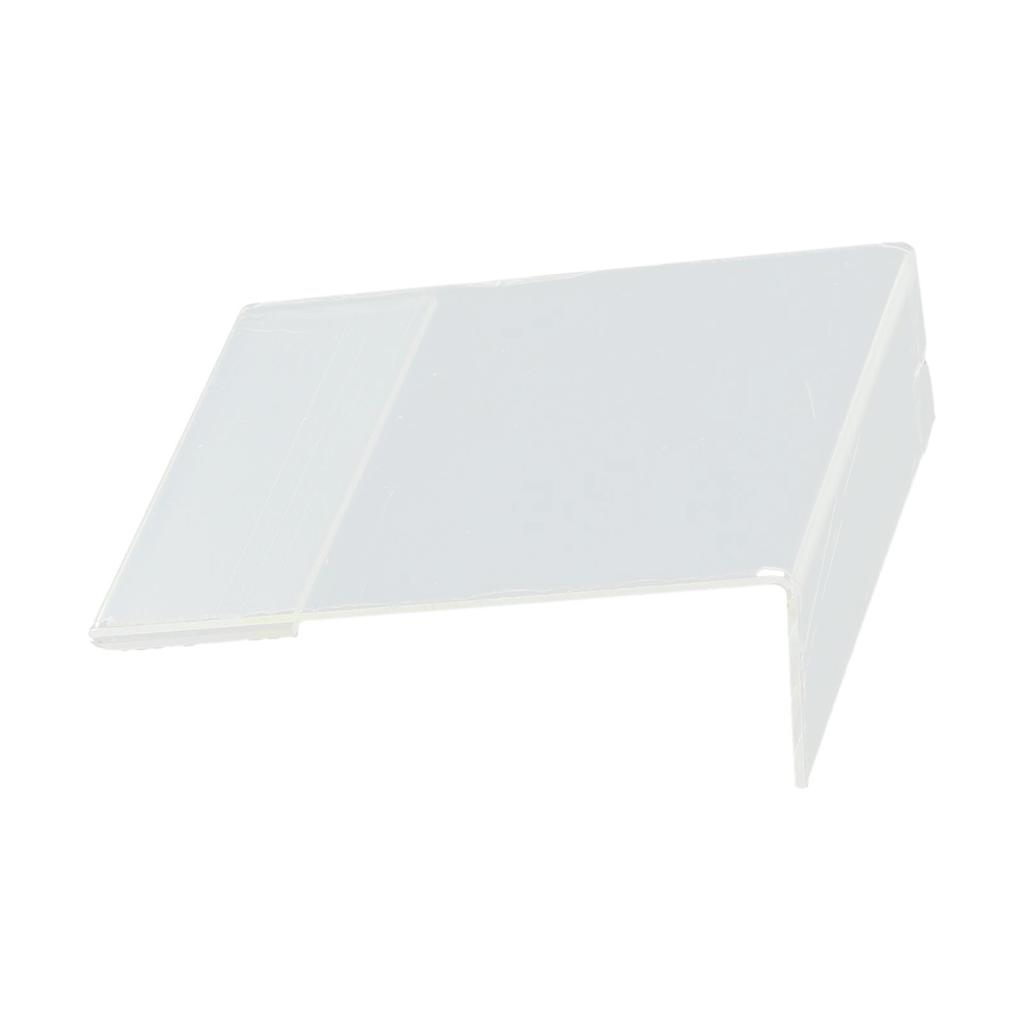 Clear Acrylic Desk Stand for Photo and Card Display Practical Design to Protect and Showcase Various Items on Office Desk